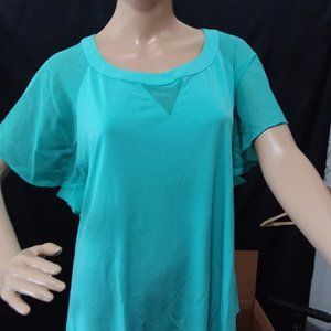 NY&Co. Turquoise Dress Shirt